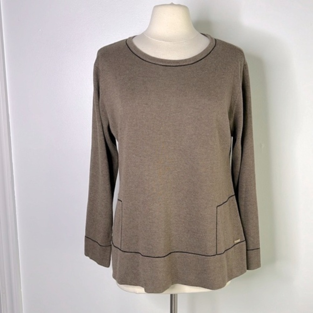 Calvin Klein taupe sweater size XL